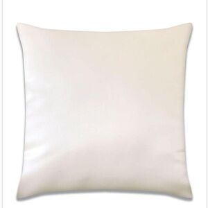 Off-White SATIN Euro Sham- Pack of 1